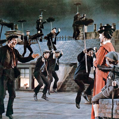 Chimney sweepers from the film Mary Poppins