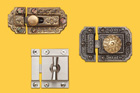 decorative vintage cabinet latches