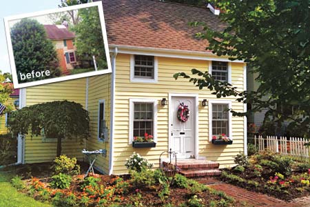 the exterior reader remodel winner for curb appeal, before inset