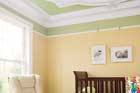 Nursery after crown molding remodel