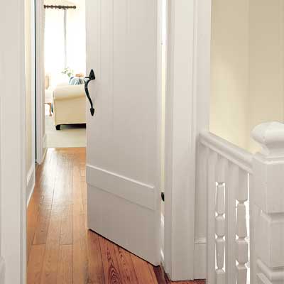 Master bedroom door of this Orlando colonial home