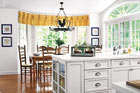 remodeled kitchen island and nook