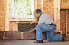 Tom Silva with wainscoting