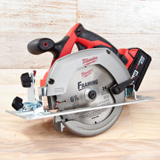 a circular saw by Milwaukee