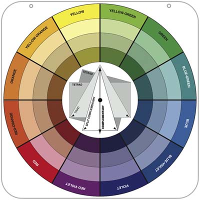 Color Paint on Color Wheel Guide   Choose Paint Colors With A Color Wheel   Photos