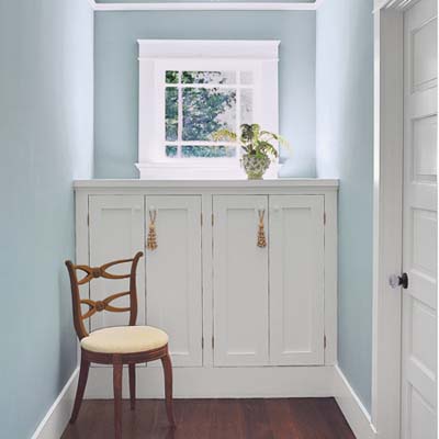 Built Cabinets on Built In Under Window Cabinet