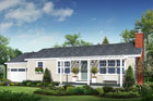a Photoshop remodel of a ranch exterior