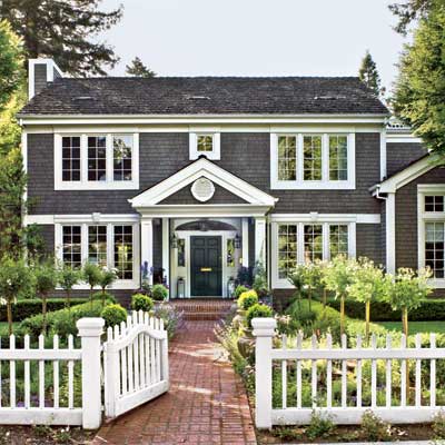 exterior of this remodeled, light-filled colonial home