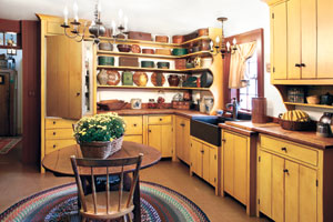 a Shaker-style kitchen