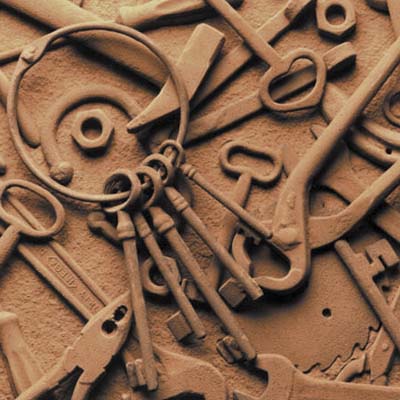 Slitti Chocolate Rusty Tools from Tuscan International