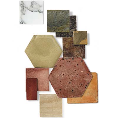 Travertine tile 