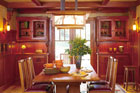 Arts and Crafts colors dining room