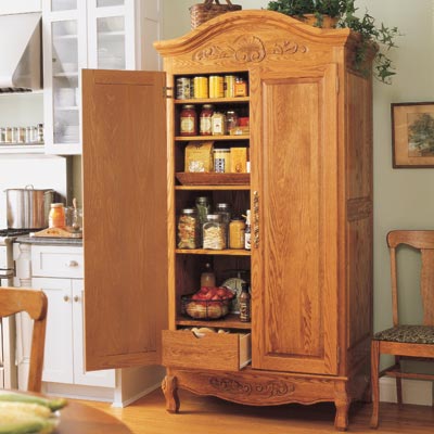 Kitchen Cabinet Pantry on Large  Free Standing Pantry Cabinet