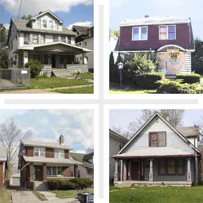 sample of the houses from California to New York for sale at pennies on the dollar