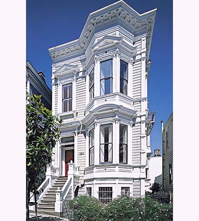 Italianate townhouse exterior