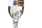 bottle of vinegar pouing out vinegar