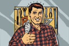 black and blue thumb awards for home-repair blunders by toh readers