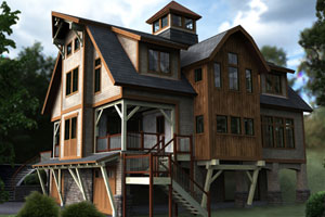 rendering of the weston house project