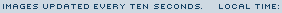 Images updated every ten seconds