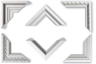 group of moldings for use as wall frames