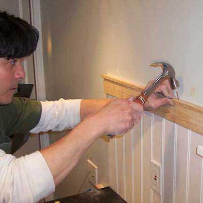 attach the trim