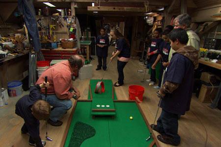 how to build a miniature golf course