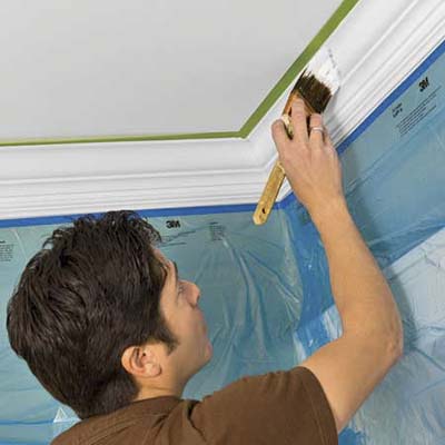 prime and paint the molding to match the door and window casings in the room