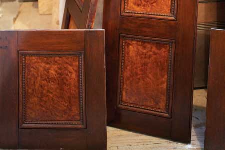 wood doors with special finish