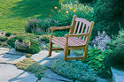 garden bench in a garden