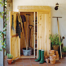 how to build a garden tools shed