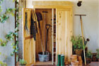 how to build a garden tools shed