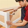 Attach the Panel Molding to the Seat