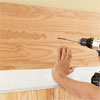 Install the Fascia for the Shelf
