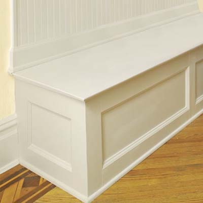   Garden Benches on How To Build A Mudroom Bench   Step By Step   This Old House   13