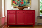 a finished sideboard or credenza