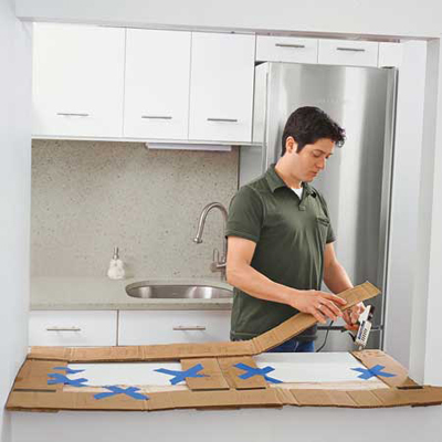 Installingkitchen Countertop on How To Install A Butcher Block Countertop   Step By Step   Kitchen