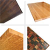 any wood or combination of wood can make a great butcher-block countertop