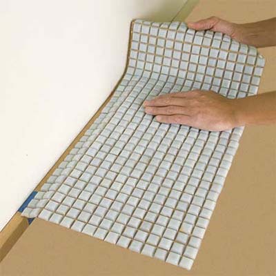 Glass Tile Installation on How To Install A Glass Mosaic Tile Backsplash   Step By Step   Tile