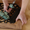 Nail Corner Blocks into the Doorframe