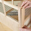 Attach the Back Panel and Trim the Corners