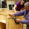Install Furring Strips and Pegboard