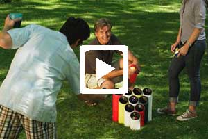 how to build a pipe ball game