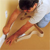 Push the Edges Under the Baseboard