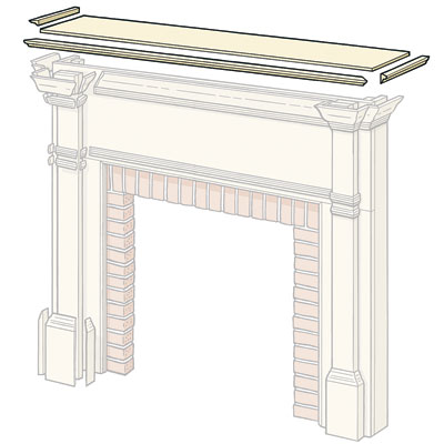 Step Step Build on How To Build A Wood Mantel   Step By Step   Fireplace   This Old