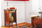 completed wainscoting