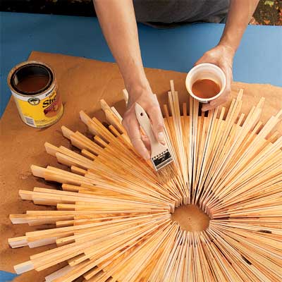 Easy Make Stained Mirror Frames