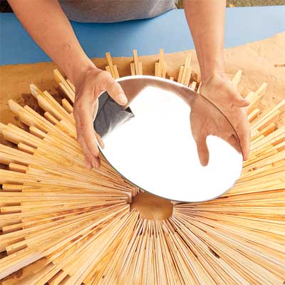 Easy Make Stained Mirror Frames