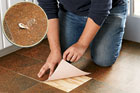 patching a vinyl floor