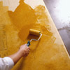 Cover laminate back and substrate with contact cement