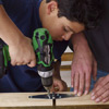 Attach the hinges